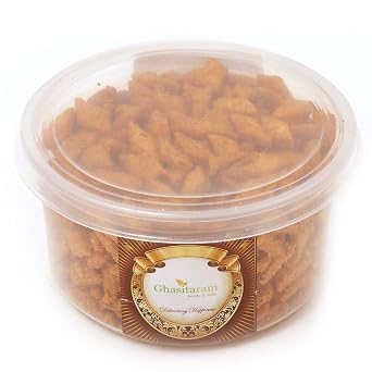 Ghasitaram Gifts Masala Mini Katli Namkeen 200 GMS |Diwali,Holi,Rakhi,Valentine,Christmas,Birthday,Anniversary,Gift for Her,Him,Mothers Day,Fathers Day|