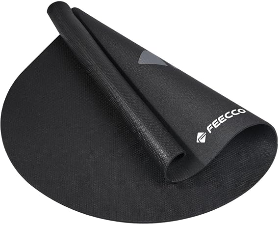 FEECCO Jump Rope Mat, Large Size Non-Slip Jump Rope Pad for Indoor Floor and Outdoor Concrete, 7mm Thick High-Density Material Customized for Jump Roping