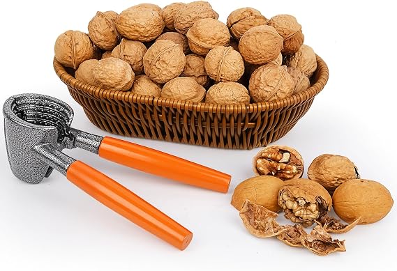 Heavy Duty Cracker Nutcracker for Chestnuts & Walnuts-basket-2pcs