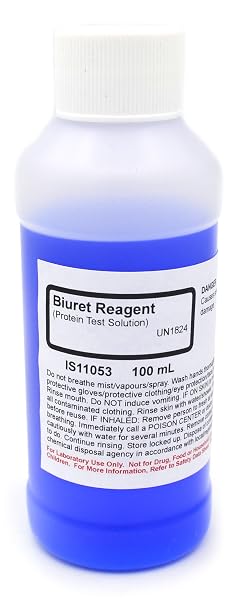 Innovating Science Biuret Reagent Solution, Protein Detection, 100ml | Reagent-Grade for Lab & Research, Biology & Biochemistry Labs, Handling & Storage on Bottle, 12-Month Shelf Life, Made in USA