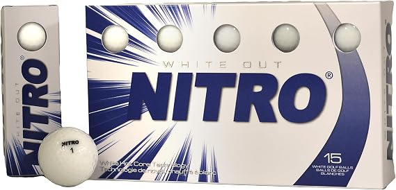 Nitro White Out Ball (15-Pack), White