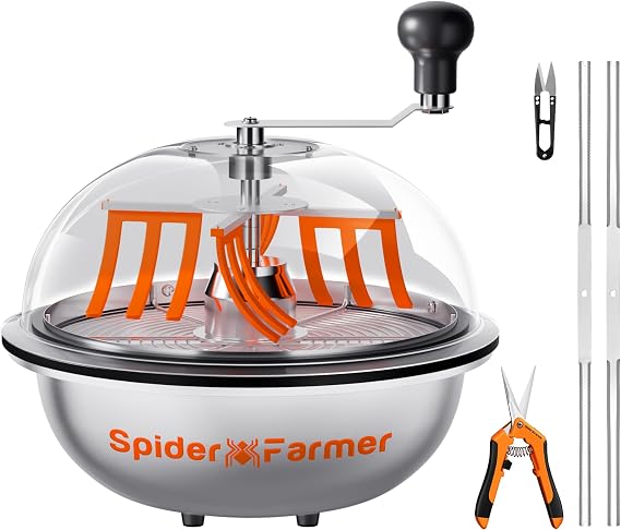 Spider Farmer 13 Inch Bud Leaf Bowl Trimmer Machine for Hydroponics