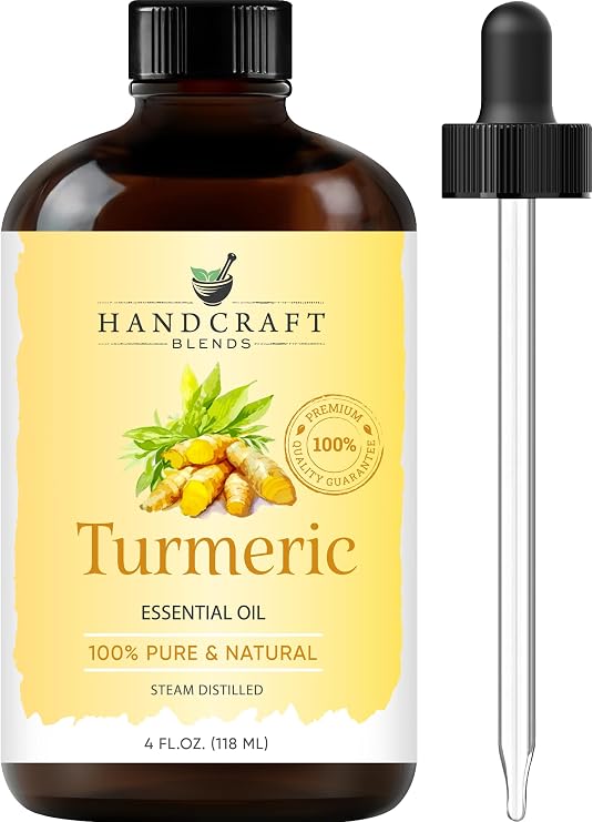 Handcraft Blends Turmeric Essential Oil - Huge 4 Fl Oz