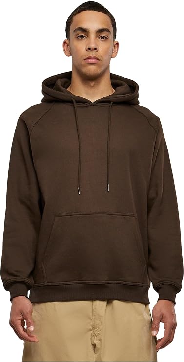 Urban Classics Blank Hoody, Color:brown;Groe:XL