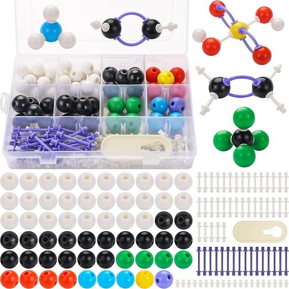135 Pcs Rganic Chemistry Model Kit, Portable Molecular Model Kits