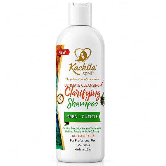 Kachita Spell Clarifying Shampoo for Deep Cleansing & Hair Prep, 16 fl oz