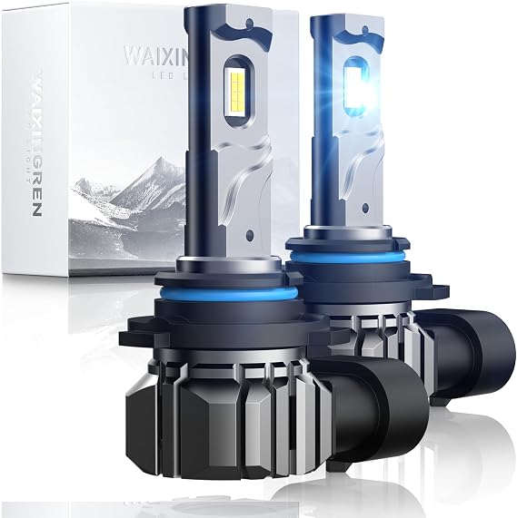 Replacement LED Bulbs, 6000-6500K Cool White, 60W 26000LM Fog Lights, No Adapter Required, Plug and Play Easy Installation (B-9005/HB3)