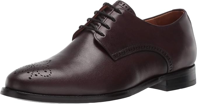 Marc Joseph New York Mens Mens Genuine Leather Oxford Lace-up Wingtip Dress Shoe