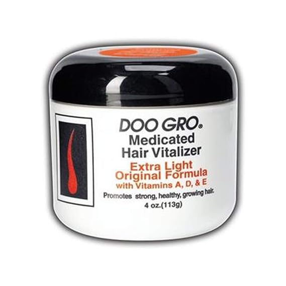 Medicated Hair Vitalizer Extra Light Original Formula for Healthy Hair, 4 Oz