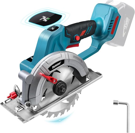 6 Inch Cordless Mini Circular Saw for Makita 18V Battery, Bare Tool
