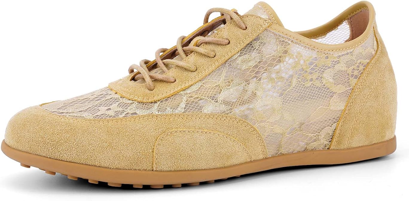Casual Sneakers for Women Lace-Up Fashion Sneakers Tennis Shoes