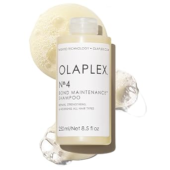 Olaplex N.4 Bond MaintenanceTM Hair Strengthening Shampoo: Repairs Damage & Defend Against Future Breakage | Replenishes Hydration | For Coily, Curly, Straight, and Wavy