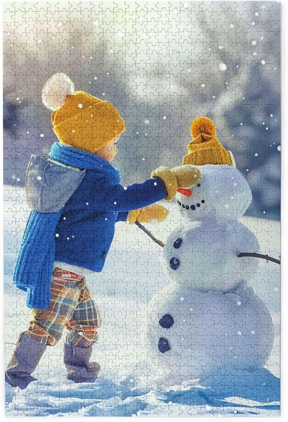 Custom Jigsaw Puzzle from Your Photo,300/500/1000 Pieces Personalized Puzzle for Adults, Gift for Dad Mother's Day, Birthday,Wedding,Graduation 1000PCS(19.7"x29.5")