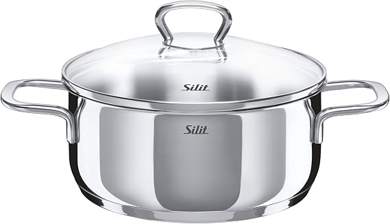 Silit Style original Low casserole, Small, Silver