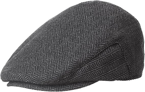 Vintage-Newsboy-Beret for Kids Cabbie-Hat Flat Tweed Pageboy Cap for Toddler-Girls-Boys Outdoor 4-9Y
