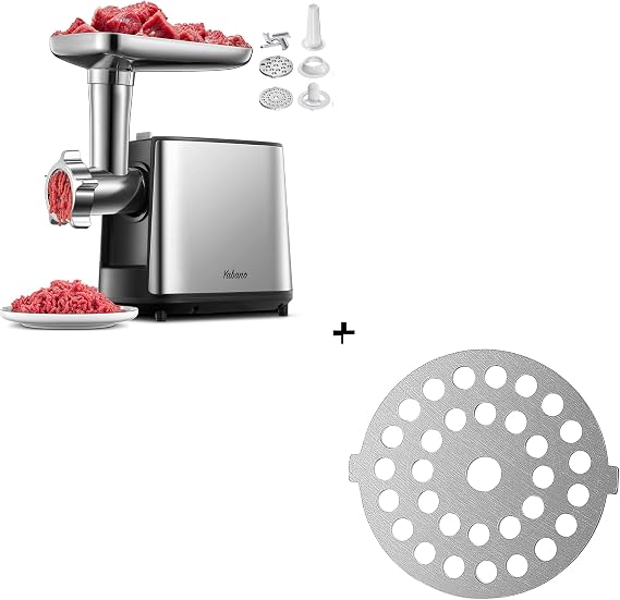 Electric Meat Grinder and Grinder Plates(5mm)