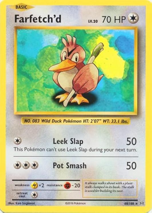 Pokemon - Farfetch39;d (68/108) - XY Evolutions