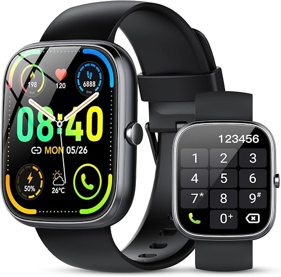 Smart Watch for Men Women (Answer/Make Calls), 1.91" HD Smartwatch with Heart Rate/Sleep Monitor, IP68 Waterproof, 115+ Sports Activity Trackers with Pedometer, Fitness Watch for Android/iPhone