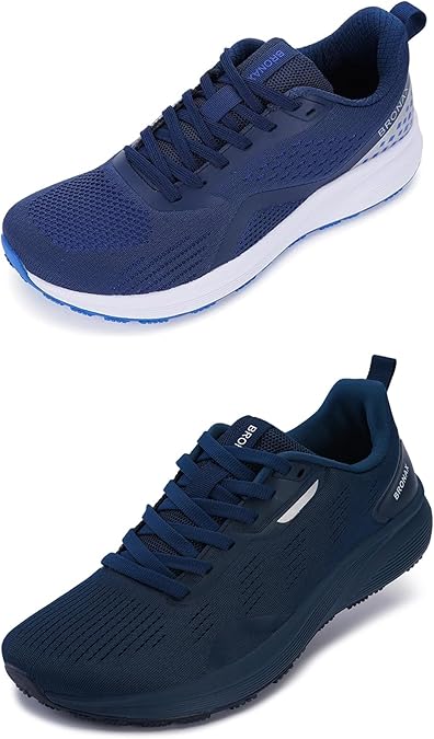 BRONAX Mens Wide Toe Box Shoes Size 12
