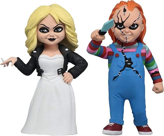 Chucky + Tiffany 6inc Figure Toony Terrors - Bride of Chucky - 6" Figure 2 pack- Chucky and Tiffany NECA
