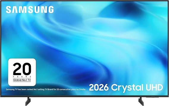 Samsung Smart TV 50-Inch U8000H Crystal UHD 4K TV, HDR10+, Motion Xcelerator, Dynamic Sound Pack, Gaming Hub, Knox Security, Vision AI Companion [2026]