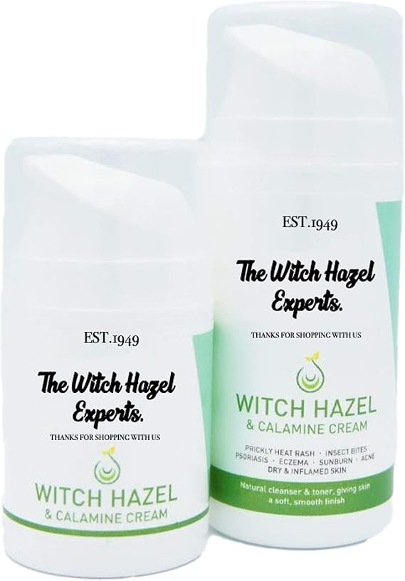 The Witch Hazel Experts | Veil Witch Hazel & Calamine Cream | Irritated Skin & Natural Skin Cleanser (50g)