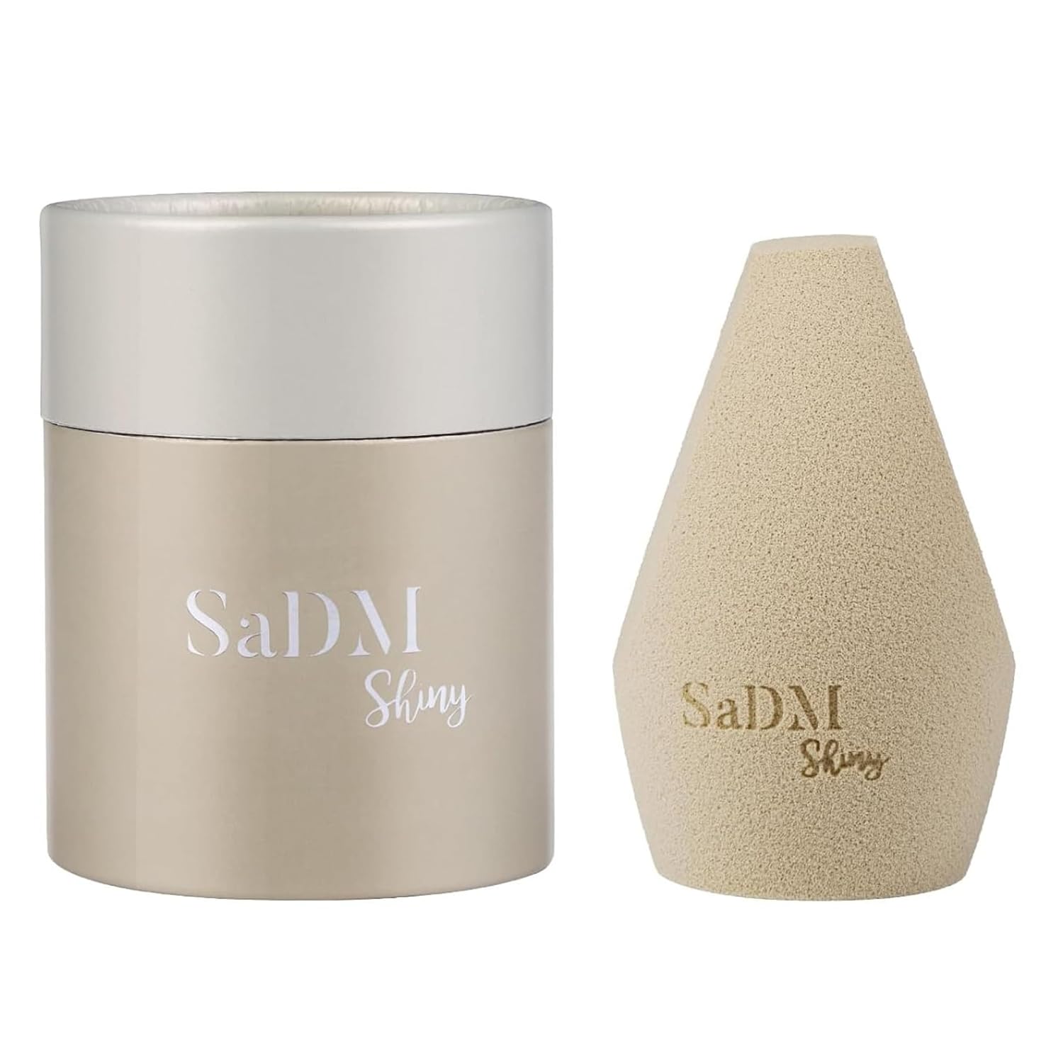 Champagne Gold Angled Corner Makeup Sponge Precision Blender