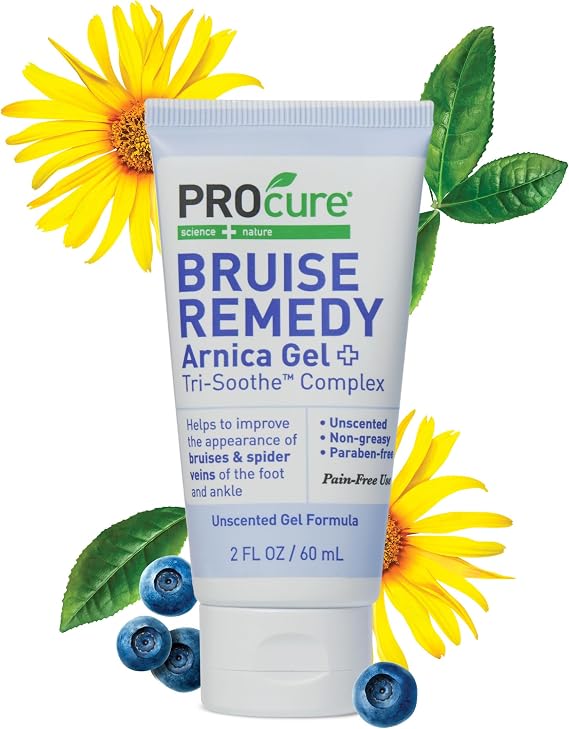 PROcure Bruise Remedy Gel, Arnica Gel for Bruises and Spider Veins