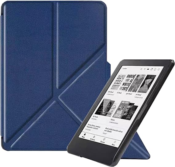 Case for KOBO Clara Colour/Clara BW, 6 Inch eBook Reader, Blue | Automatic Wake/Sleep, Full Protection Lightweight, Easy Access, Elegant Design, with Stand