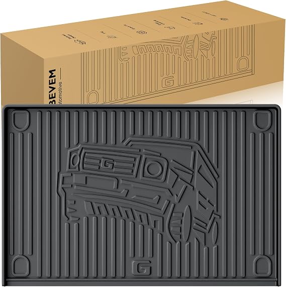 Cargo Liner Fit for 2019-2026 Mercedes-Benz G Class/G550/G580/AMG G63 SUV | All Weather TPE Custom Fit Trunk Mat Cargo Liner for G Class Accessories, Black
