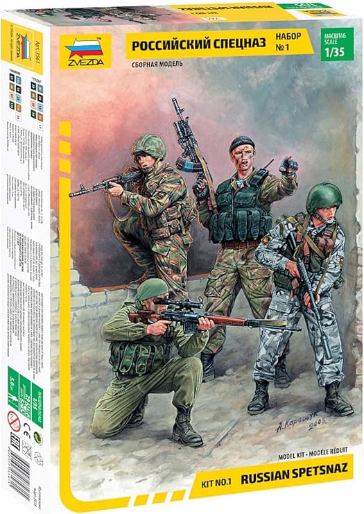 Zvezda Russian Special Forces 1:35 - Model Kit Z3561