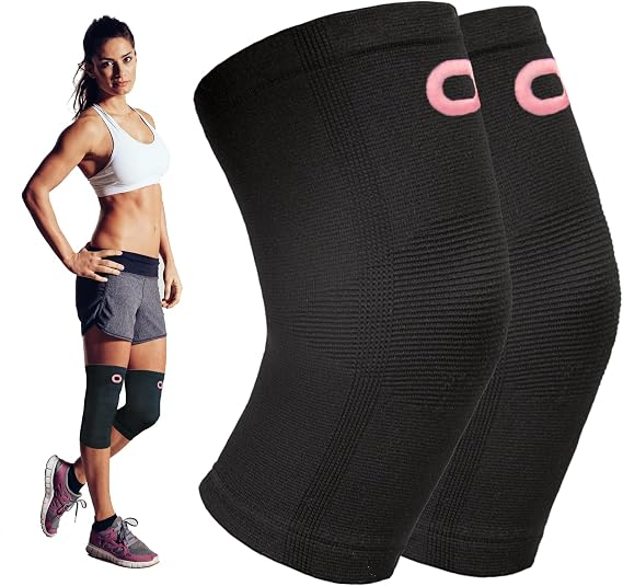 Knee Brace for Women & Men (Pair) Knee Sleeves for Running, Workout, Weightlifting & Sports Compression Knee Support for Knee Pain Relief, Meniscus Tear & Arthritis