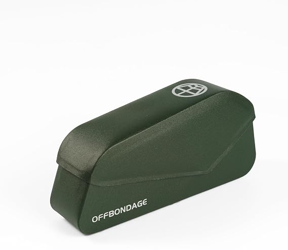 Top Tube Bike Bag Magnetic Switch Waterproof Bike Frame Bag Bikepacking Bicycle Storage Bag for Gravel Road Bike (Green)