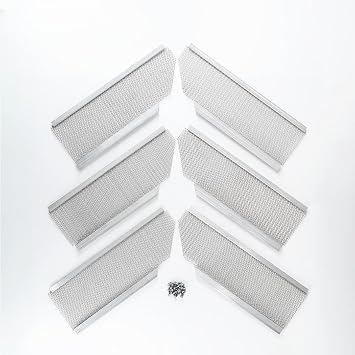 RAPTOR GUTTER GUARD Contractor Grade Stainless Steel Micro-Mesh Gutter Guard Sample Pack. Standard 5.625 in. x 6 in. & Super 7.187 in. x 6 in. Samples Screws Not Included