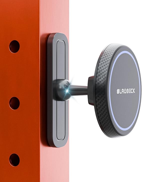 Magnetic Phone Holder for Gym, Stand for MagSafe and Android, Alloy Base
