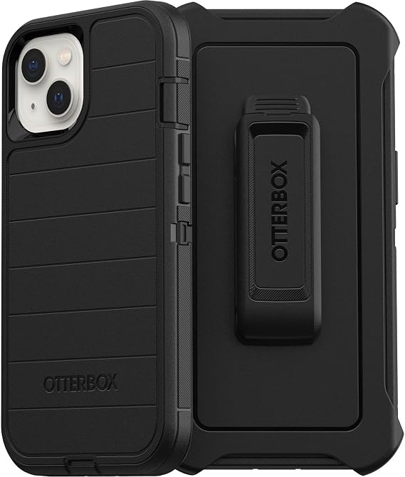 OtterBox Defender Pro Series Case & Holster for Apple iPhone 13 - Black