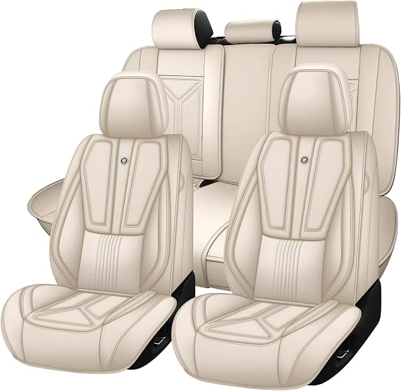 Car Seat Covers for Ford Focus ST 2013-2018 Full Seat Cover-Beige