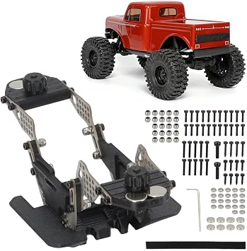 Titanium Low CG Competition Chassis Kit Fits for Redcat Ascent 18 - Compatible Scale 1/18