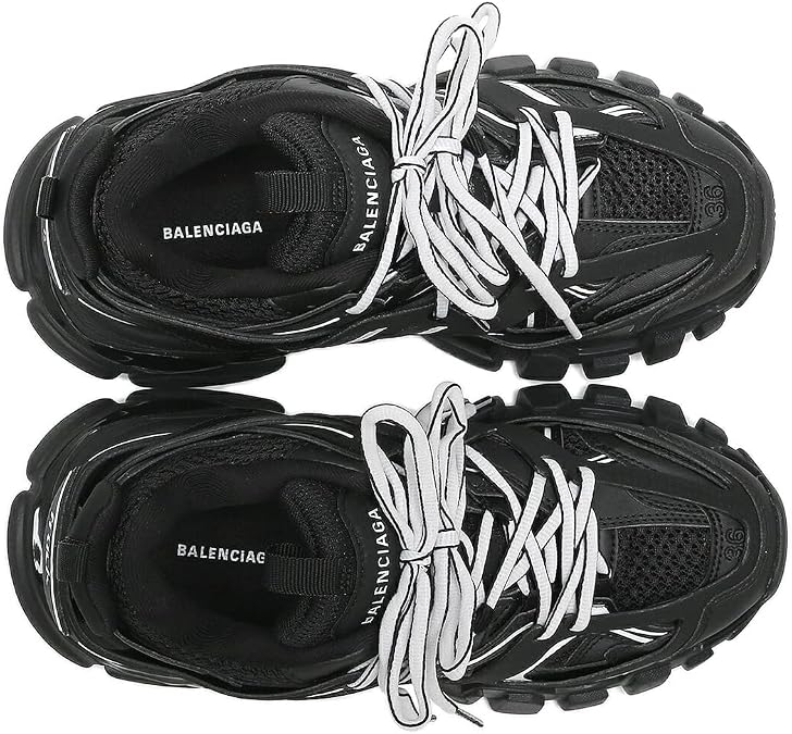 Balenciaga sneakers shoes track sneakers logo black ladies BALENCIAGA 542436 W3AC1 1090 TRACK SNEAKER BLACK WHITE 39 approx. 26 cm parallel import goods