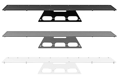 2020 Ford F550 Super Duty Aluminum Body Truck Compatible - No-Drill 50 x 12 Magnetic Mounting Plate - No Cam - Black