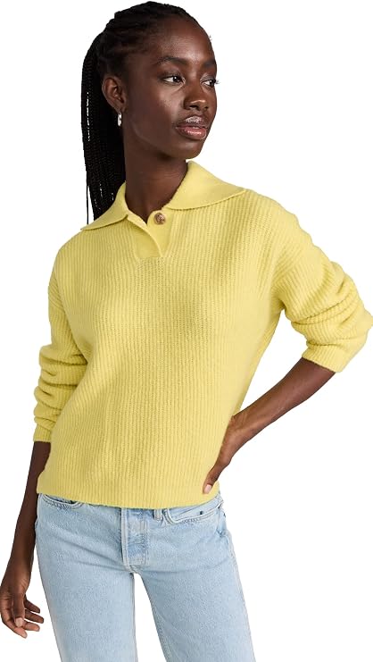 Velvet by Graham & Spencer Women's Shay Cozy Knits Polo Sweater
