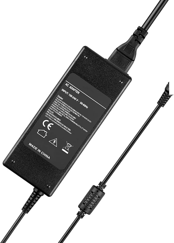 PK Power AC/DC Adapter for GVE Model: GM150-2400500 GM1502400500 Audio/Video Apparatus 24V 5.0A Power Supply Cord Cable PS Charger Mains PSU (with Barrel Round Plug Tip.)
