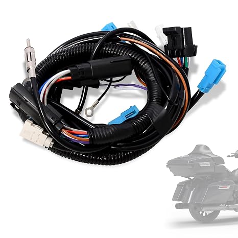 Rear Trunk Tour Pack Wiring Harness Kit for Harley Touring 2014-2024