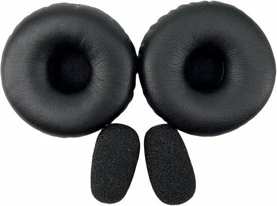Airman 850 Ear Cushions Headphone Replacement Ear Pads Covers Compatible with Telex Airman 850 Aviation Headsets-Soft Protein Leather