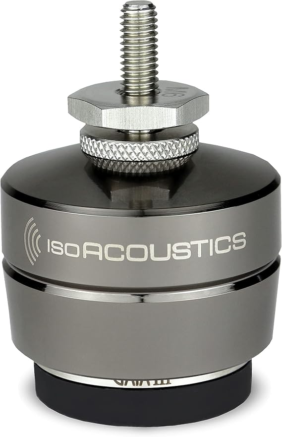 IsoAcoustics Gaia Series Isolation Feet for Speakers & Subwoofers (Gaia III, 17.5 lb Max/Unit) Single Unit