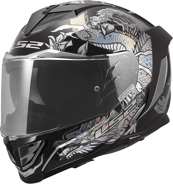LS2 Helmets Assault III Full Face Motorcycle Helmet W/ SunShield