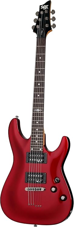 Schecter SGR C-1 Electric Guitar, Red