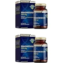 Nutraxin Magnesium Citrate Magnezyum Takviyesi 250 Mg 2'li Paket, nutraxmag