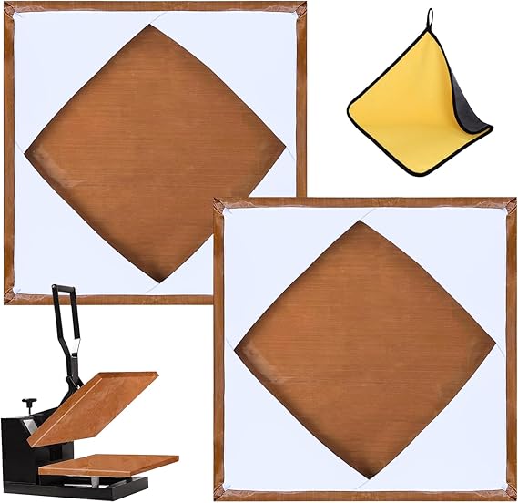 Heat Press Covers 15 x 15 Inch for Top and Bottom Platens