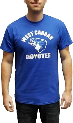 MyPartyShirt West Canaan Coyotes Logo T-Shirt Varsity Blues Movie Football Jersey Team